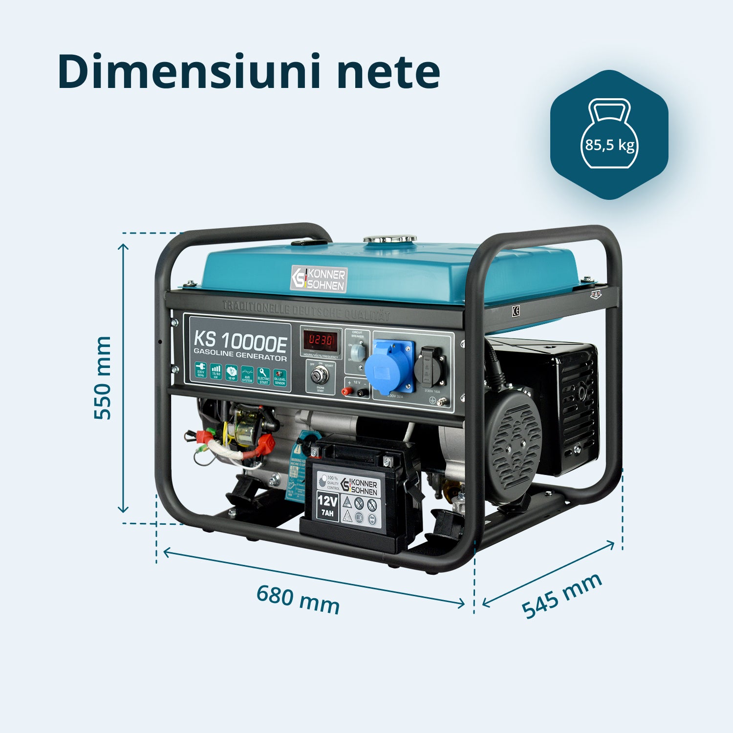 Generator pe benzina 