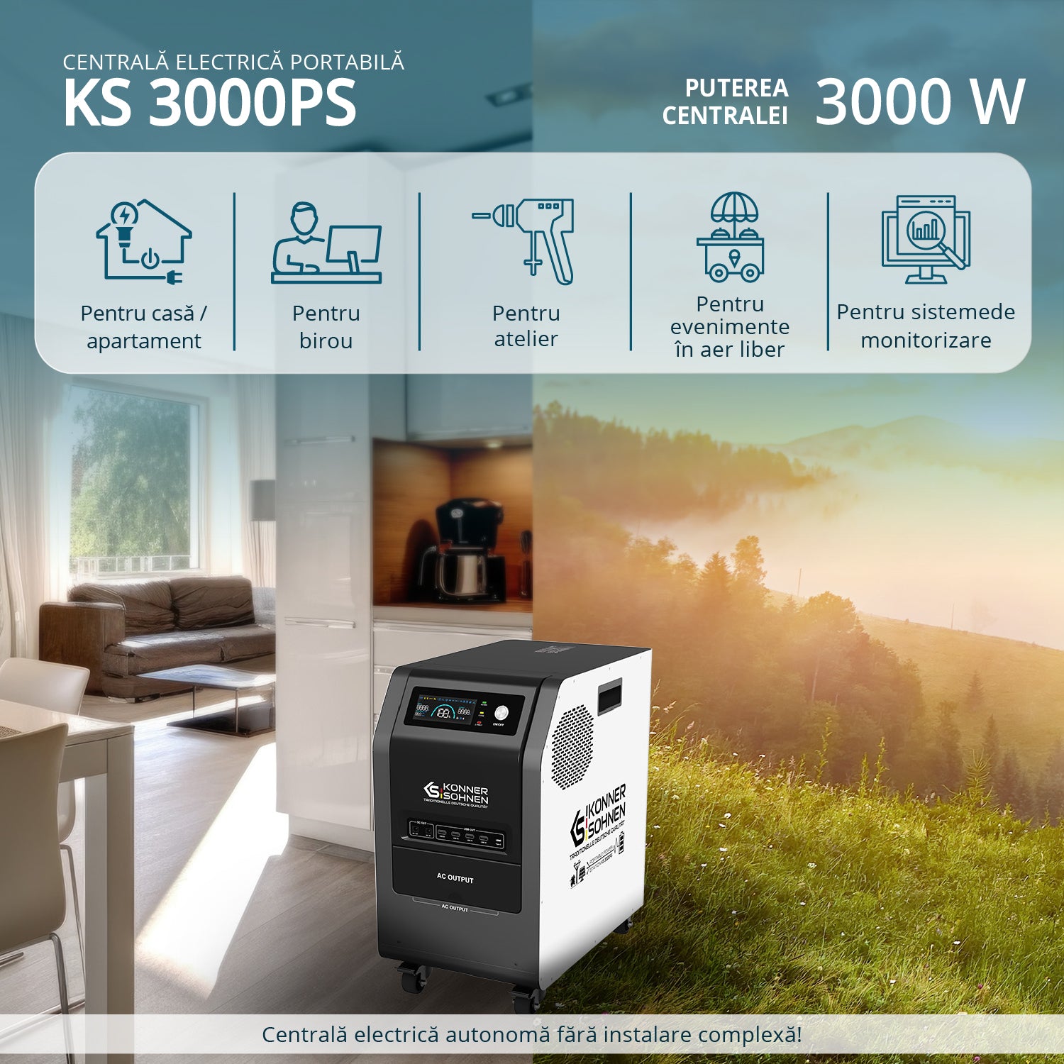 Stație de încărcare KS 3000PS