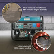 Gasoline generator "Könner & Söhnen" KS 7000E 1/3 thumbnail