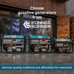 Gasoline generator "Könner & Söhnen" KS 7000E 1/3 thumbnail