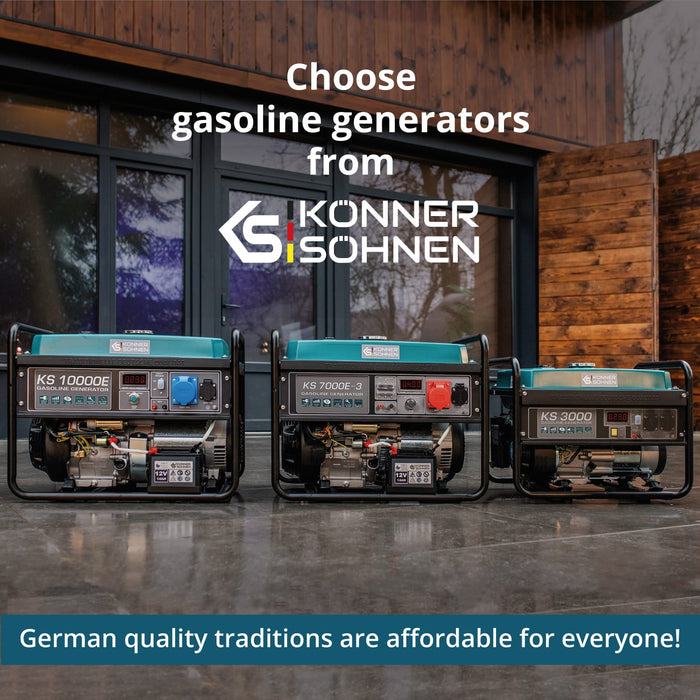 Generator pe benzina "Könner & Söhnen" KS 7000E 1/3