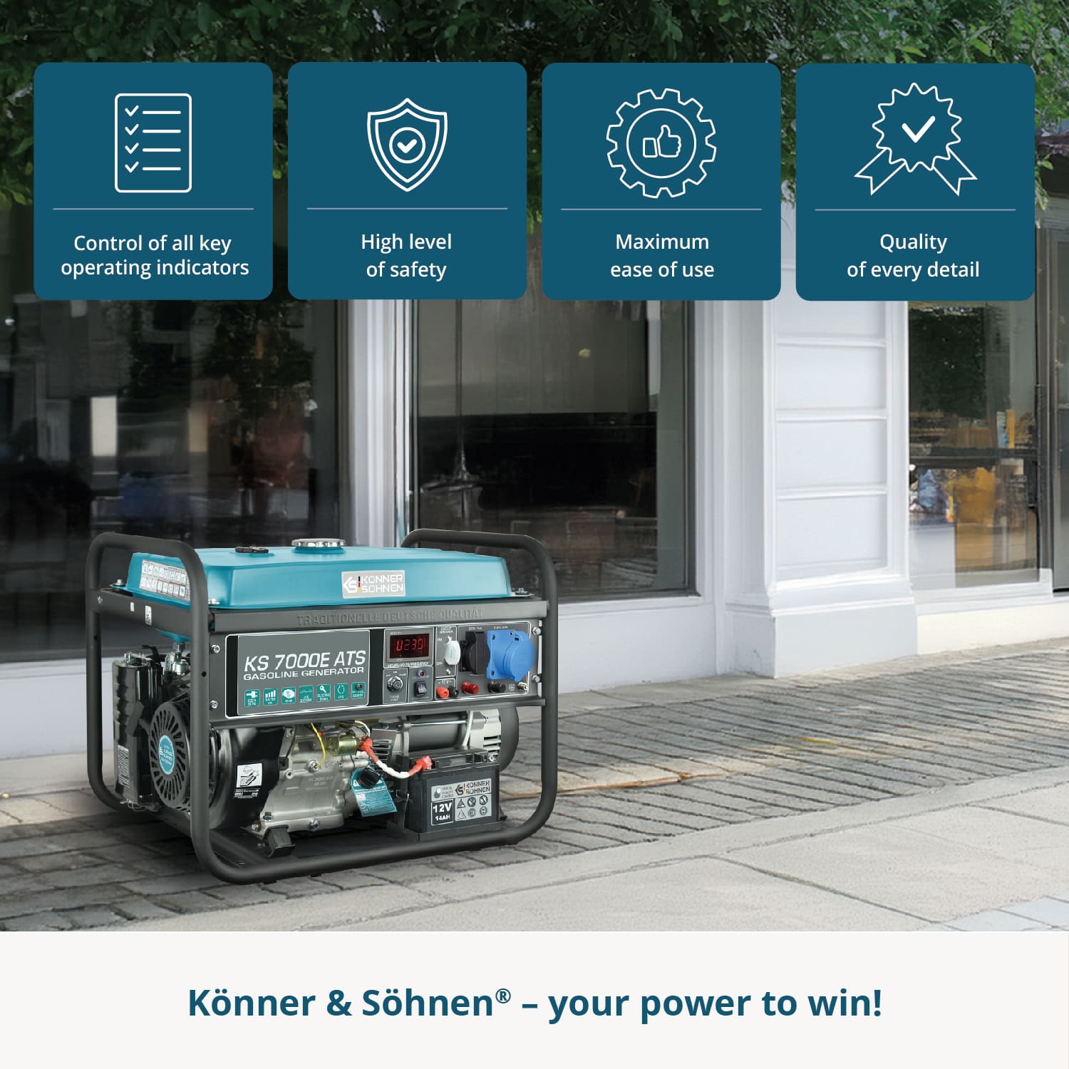 Generator pe benzina 