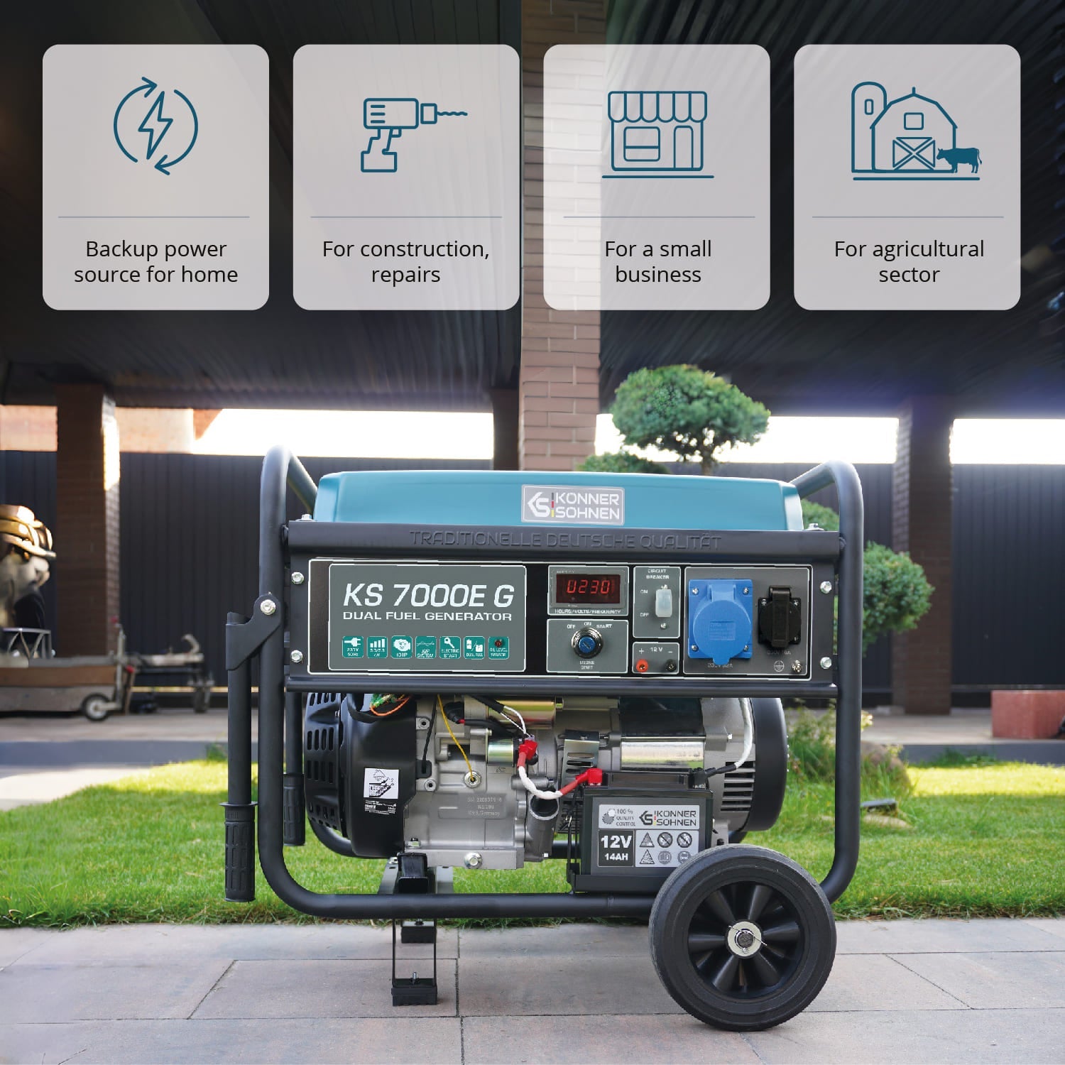 Generator pe gaz/benzina 