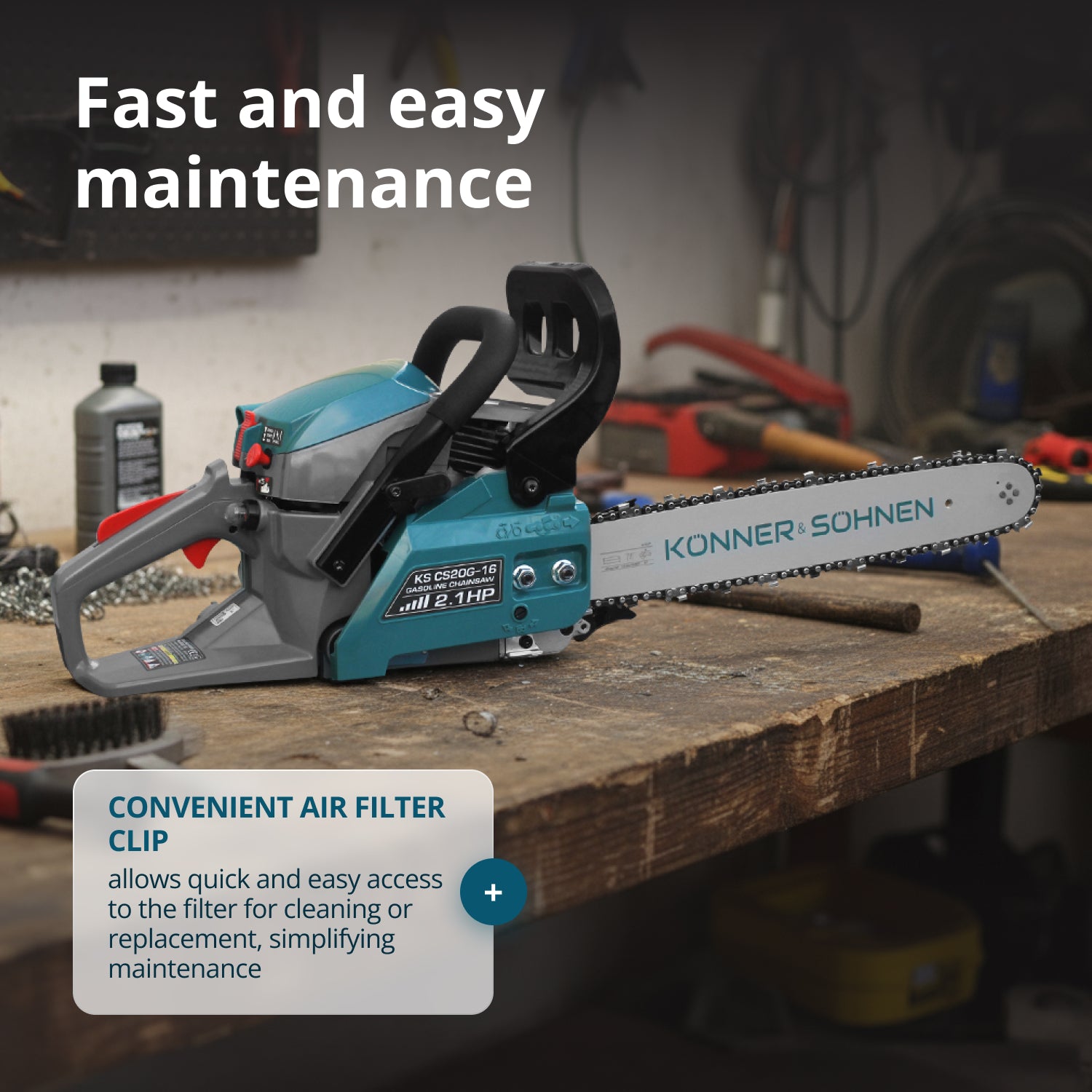 Drujbă pe benzină KS CS20G-16