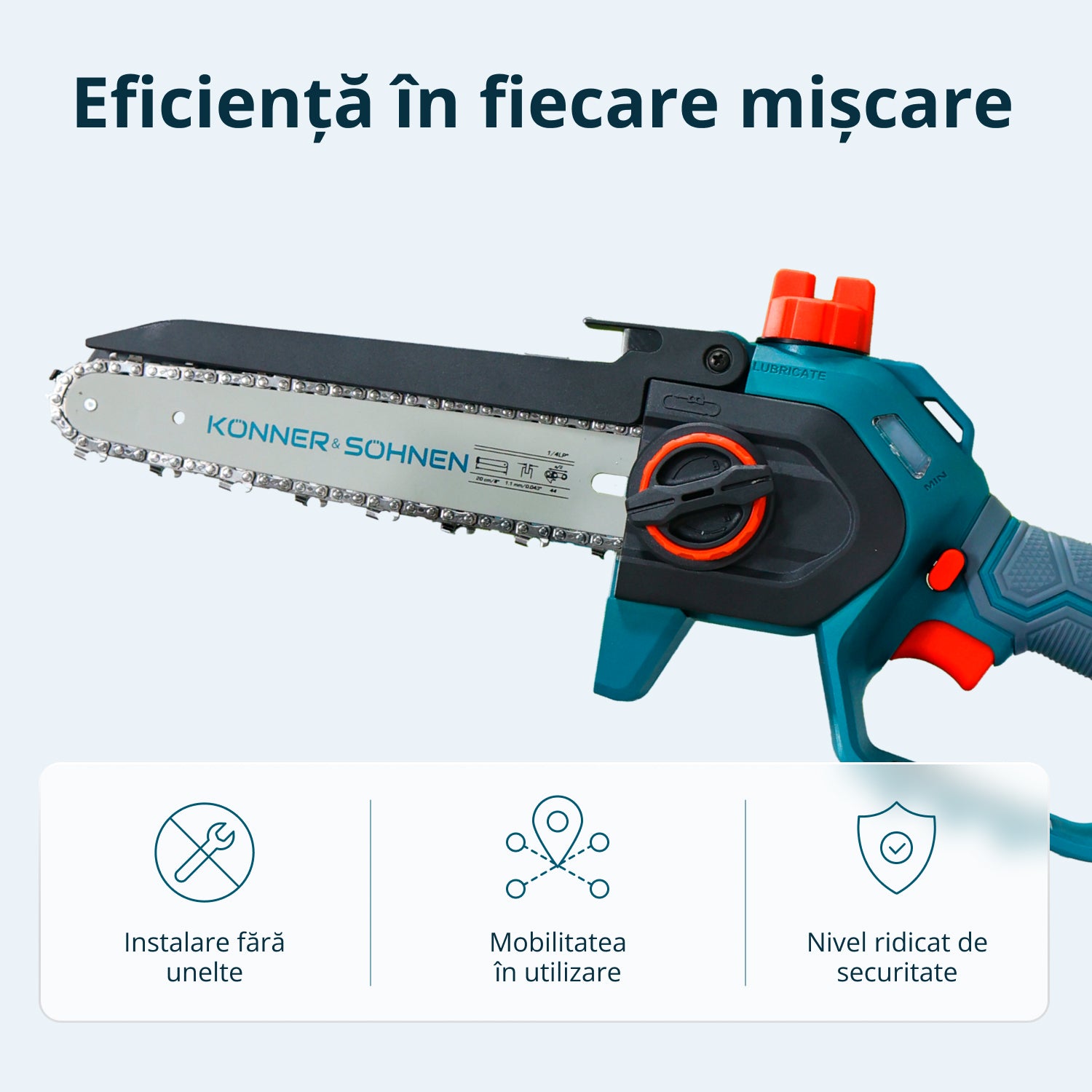 Fierăstrău mini cu acumulator KS MCS20V-8 Case