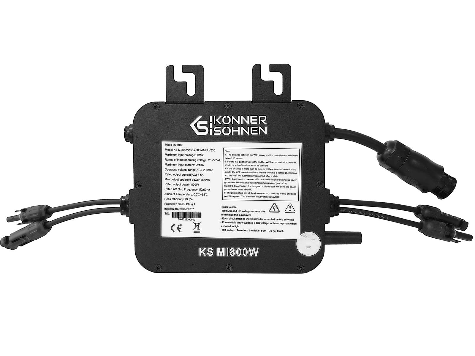 Microinvertor KS MI800W