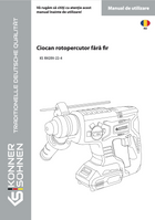 Ciocan rotopercutor, fără fir, KS RH20V-22-4