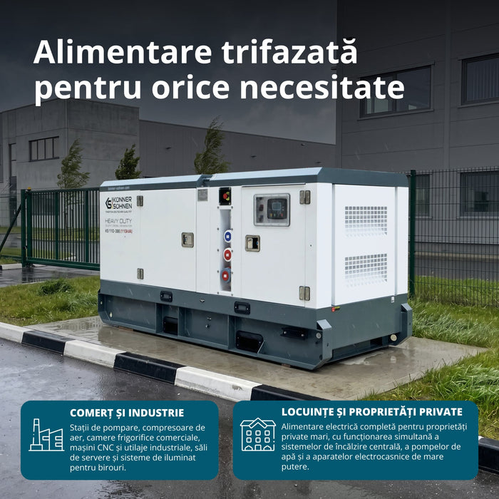 Centrală electrică diesel trifazată KS 110-3BE 