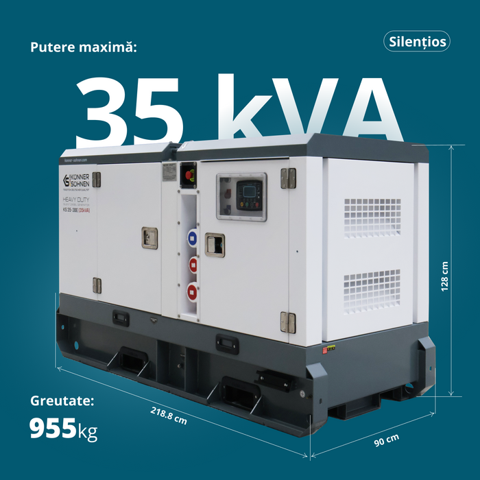 Centrală electrică diesel trifazată KS 35-3BE 
