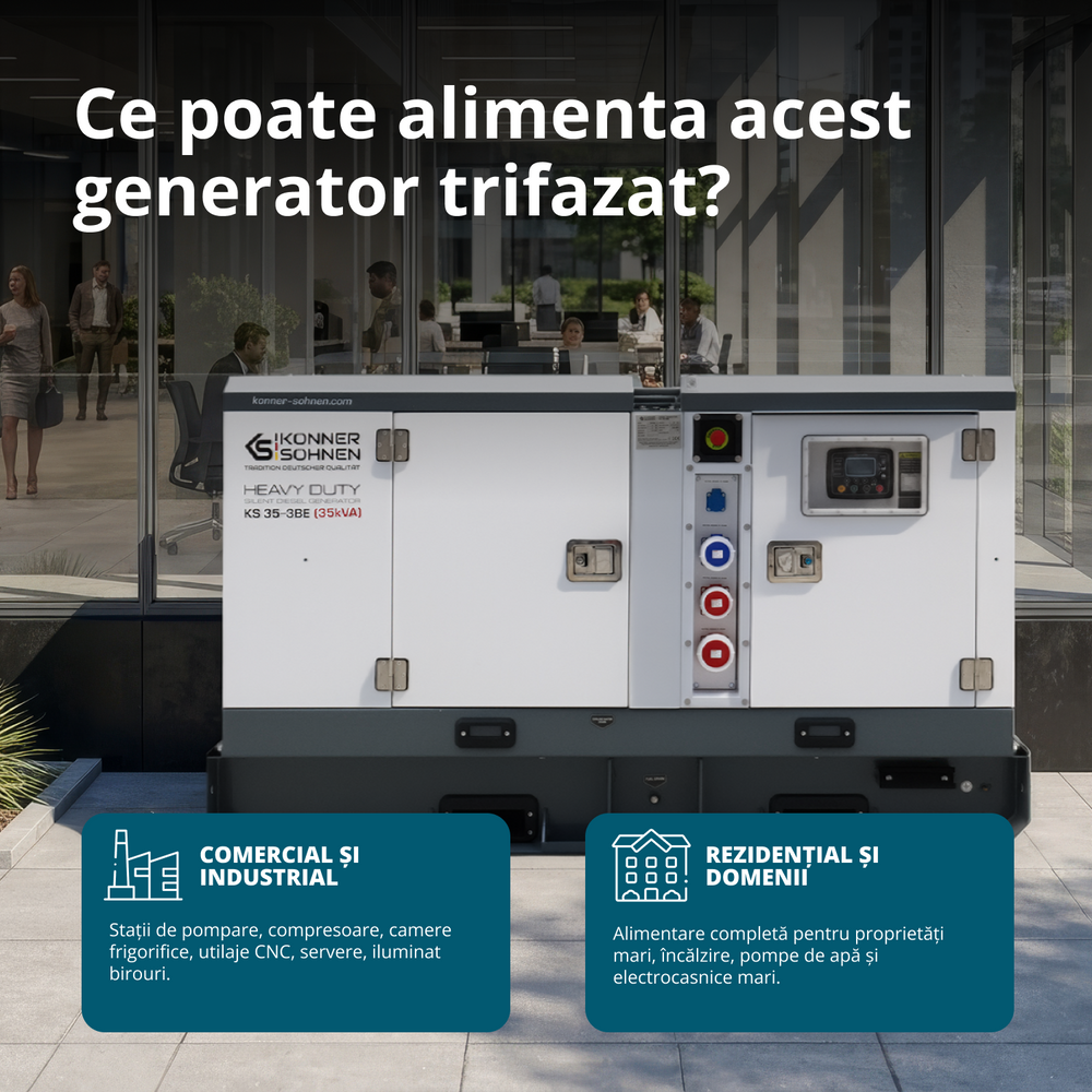 Centrală electrică diesel trifazată KS 35-3BE 