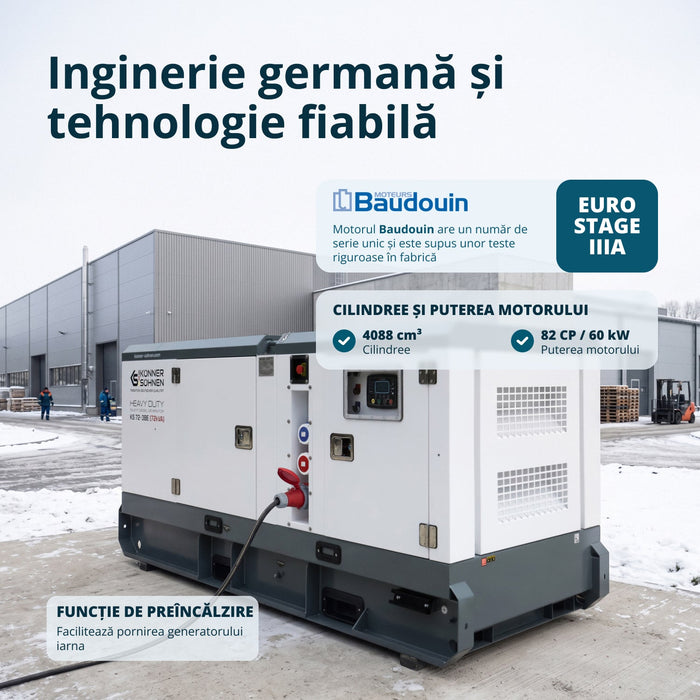 Centrală electrică diesel trifazată KS 72-3BE