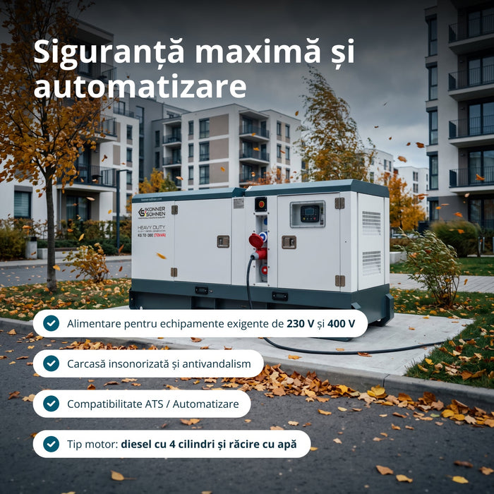 Centrală electrică diesel trifazată KS 72-3BE