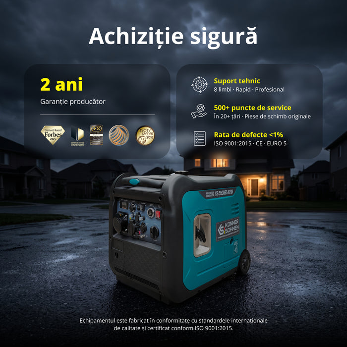 Инверторен генератор KS 5500iE S ATSR