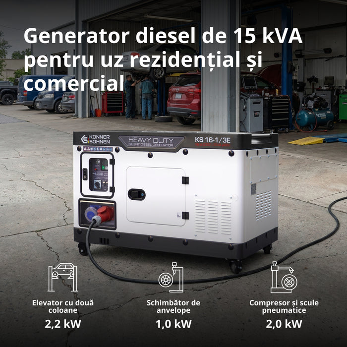 Dízel Generátor KS 16-1/3E