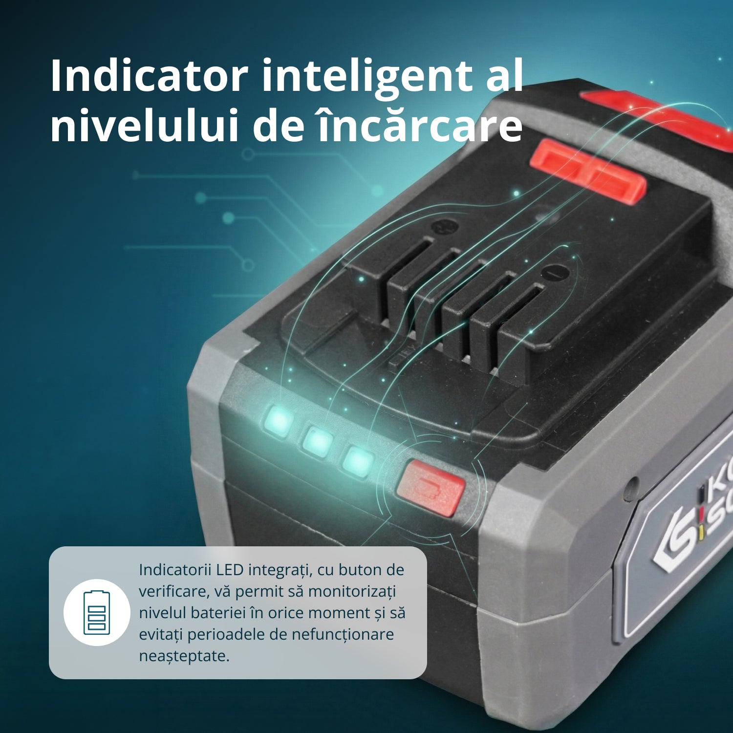 20V Lítium akkumulátor KS 20V8-2