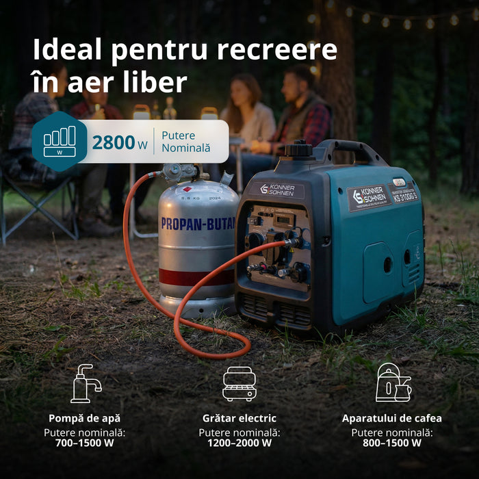 LPG/benzin inverteres generátor KS 3100iG S
