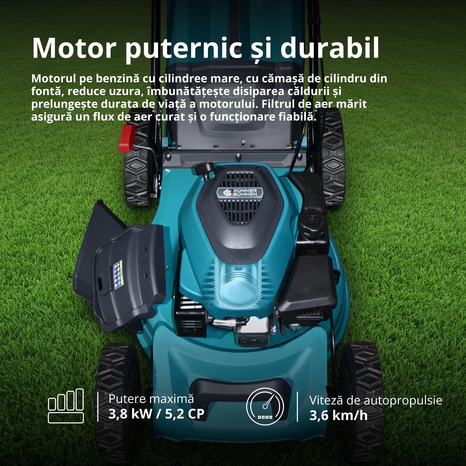 Mașină de tuns gazon pe benzină KS 46LMG-SP