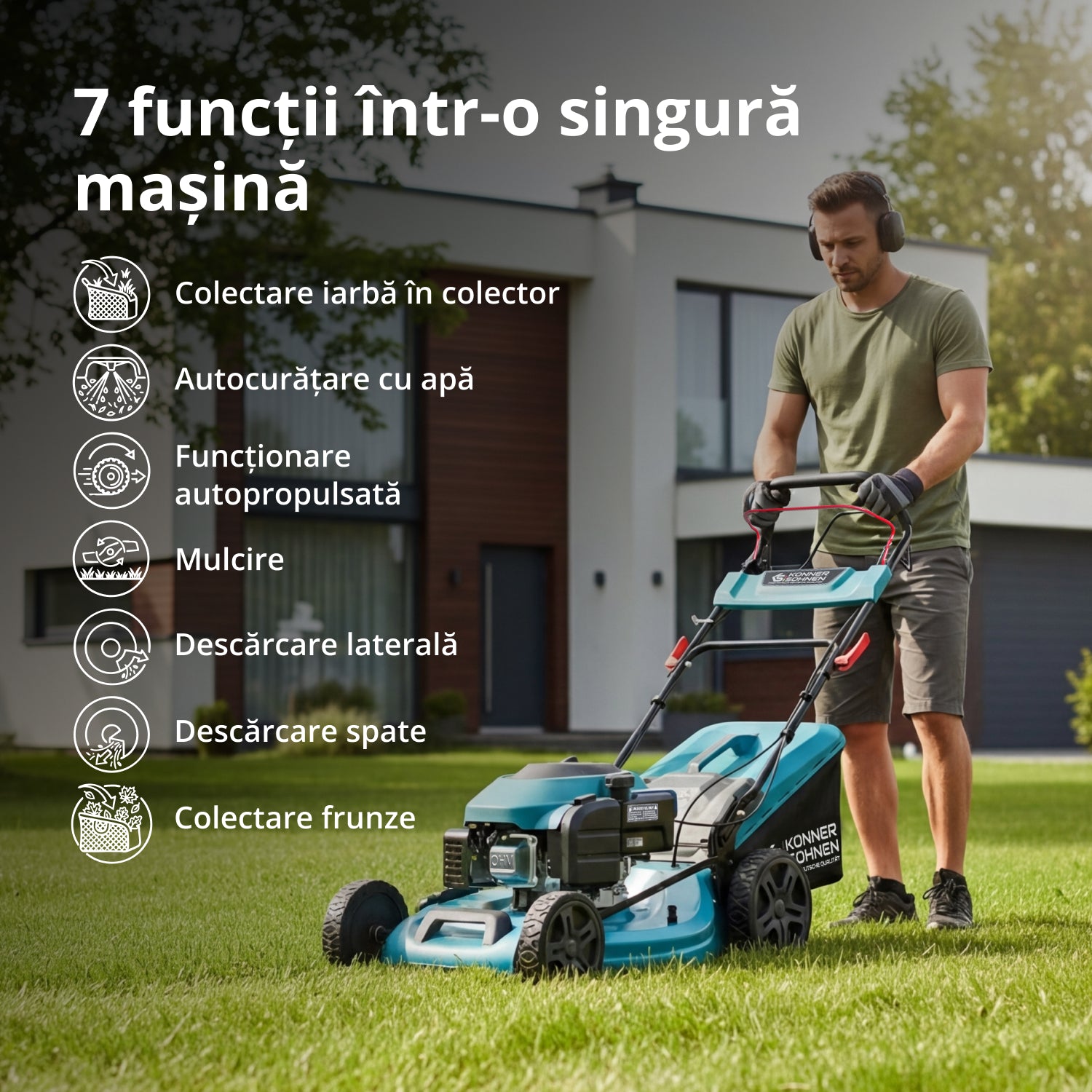 Mașină de tuns iarba pe benzină KS 56LMG-SP